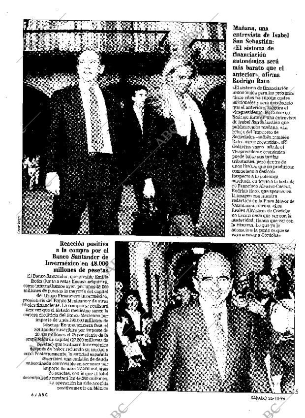 ABC MADRID 26-10-1996 página 6