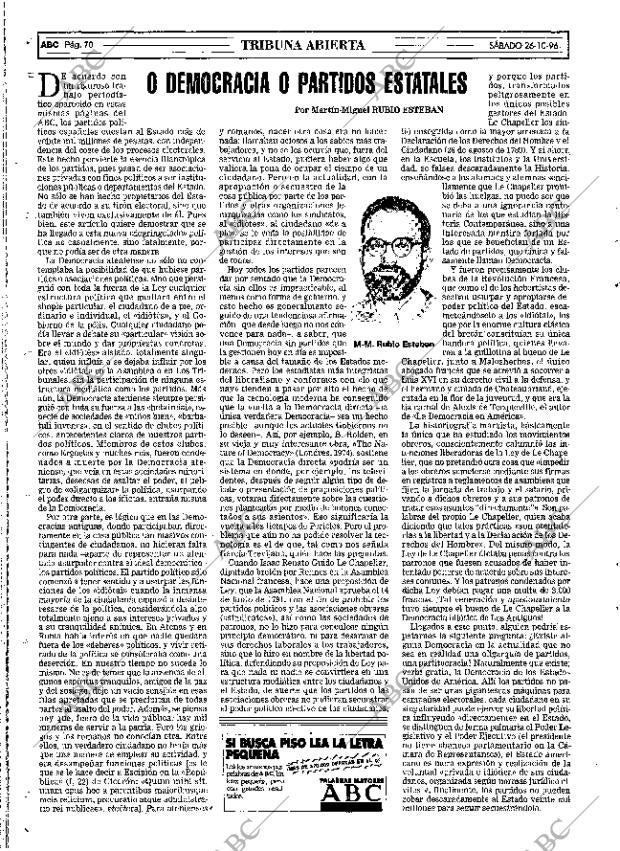 ABC MADRID 26-10-1996 página 70