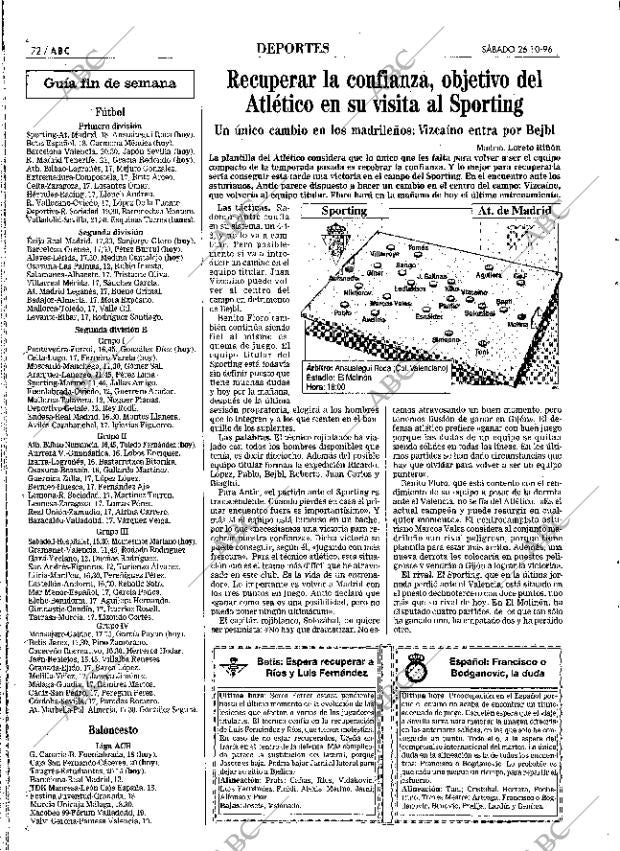 ABC MADRID 26-10-1996 página 72