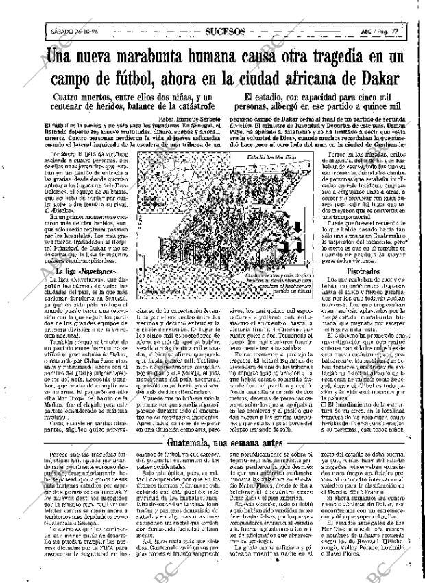 ABC MADRID 26-10-1996 página 77