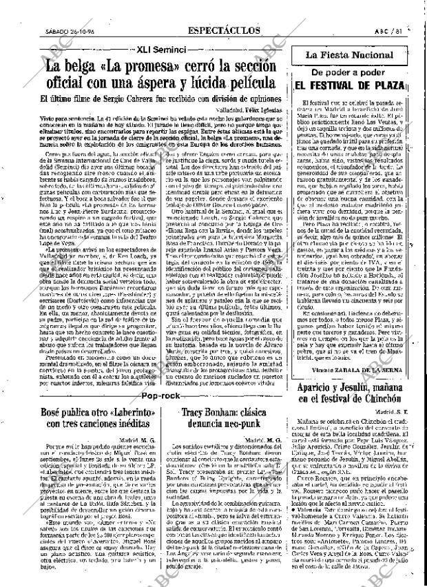 ABC MADRID 26-10-1996 página 81