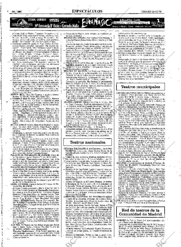 ABC MADRID 26-10-1996 página 84