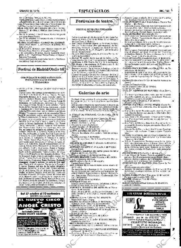 ABC MADRID 26-10-1996 página 85