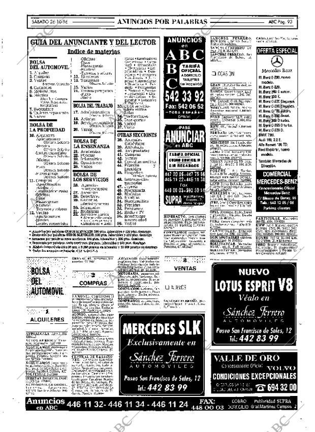 ABC MADRID 26-10-1996 página 93