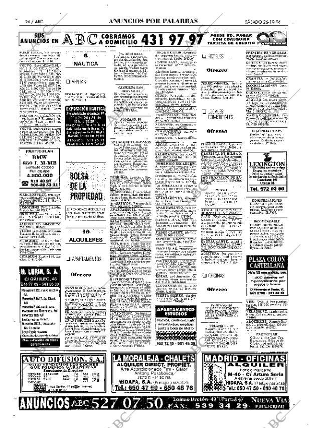ABC MADRID 26-10-1996 página 94
