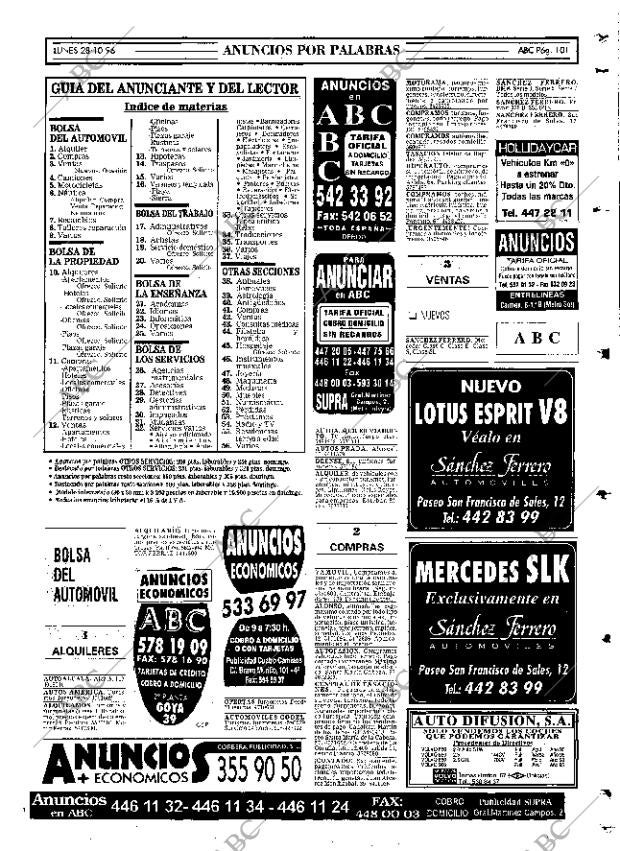 ABC MADRID 28-10-1996 página 101