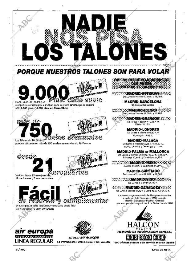ABC MADRID 28-10-1996 página 4
