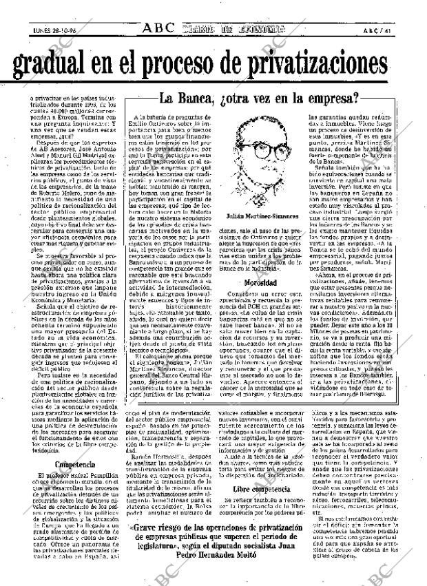 ABC MADRID 28-10-1996 página 41