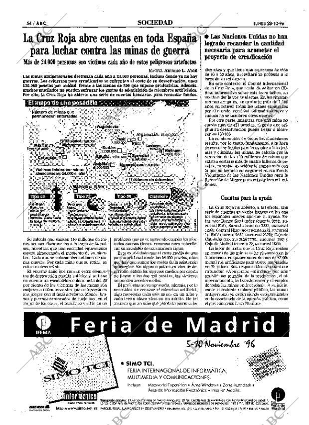 ABC MADRID 28-10-1996 página 54