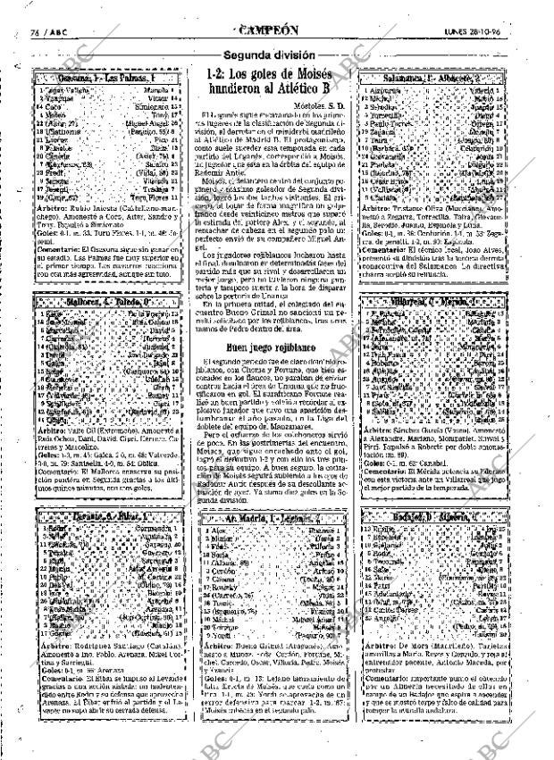 ABC MADRID 28-10-1996 página 76