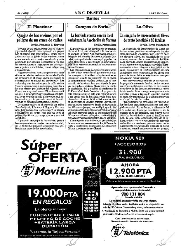 ABC SEVILLA 28-10-1996 página 44