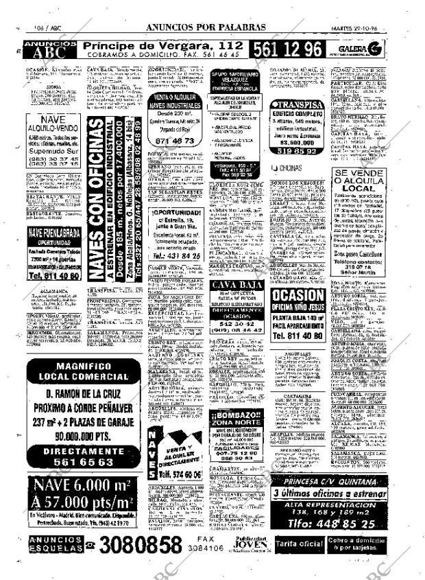 ABC MADRID 29-10-1996 página 106