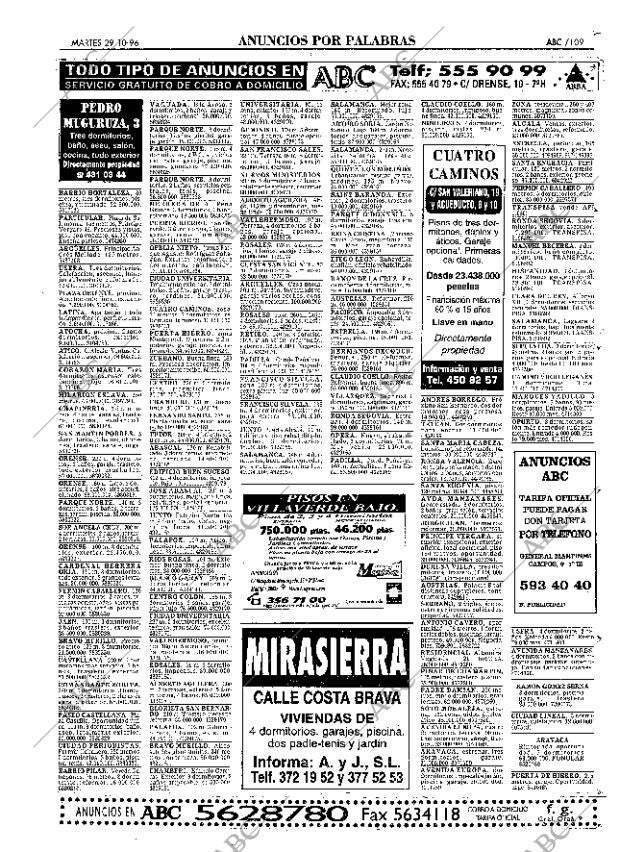 ABC MADRID 29-10-1996 página 109