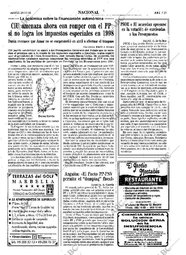 ABC MADRID 29-10-1996 página 25