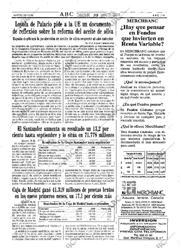 ABC MADRID 29-10-1996 página 41