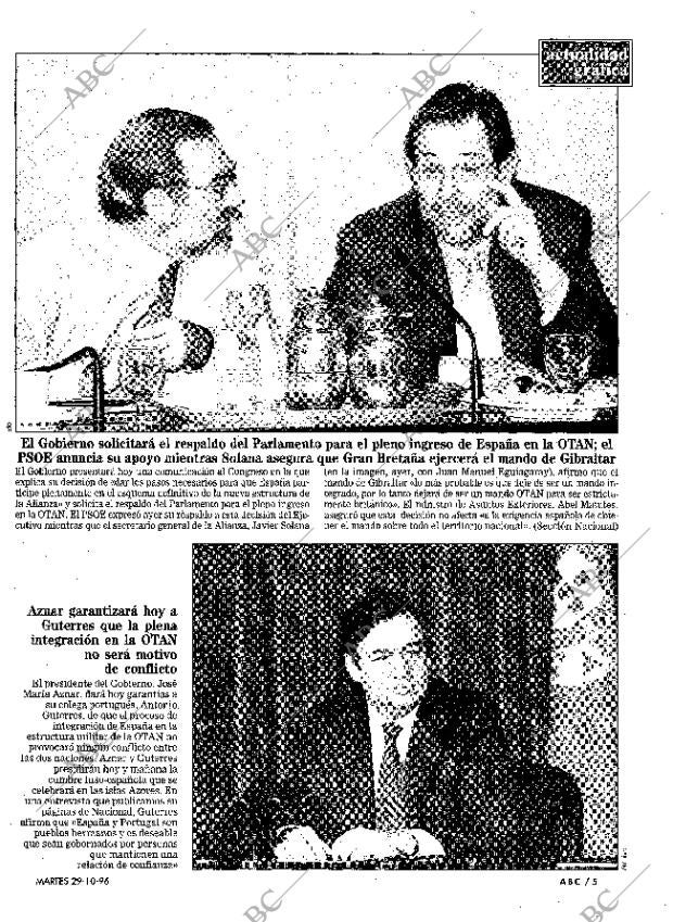 ABC MADRID 29-10-1996 página 5