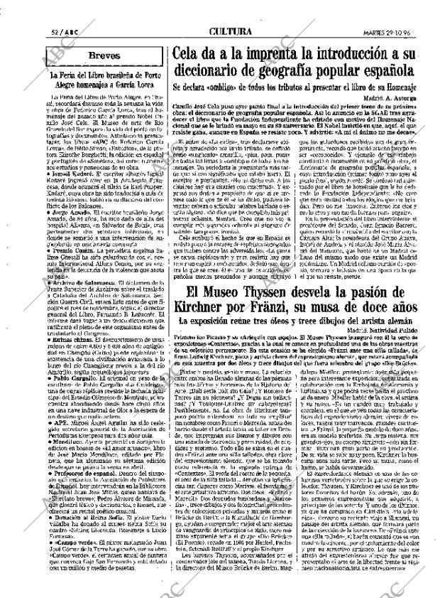 ABC MADRID 29-10-1996 página 52