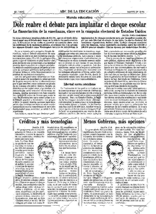 ABC MADRID 29-10-1996 página 58