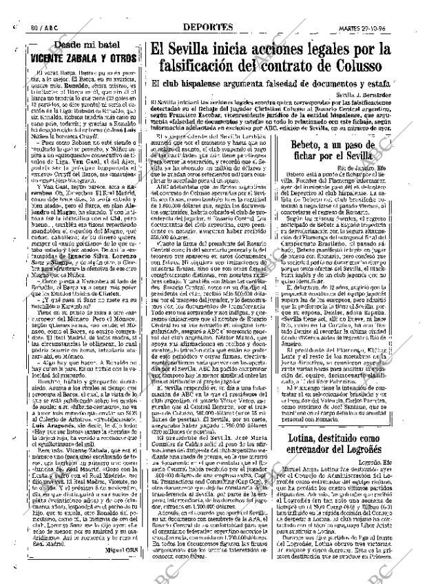 ABC MADRID 29-10-1996 página 80