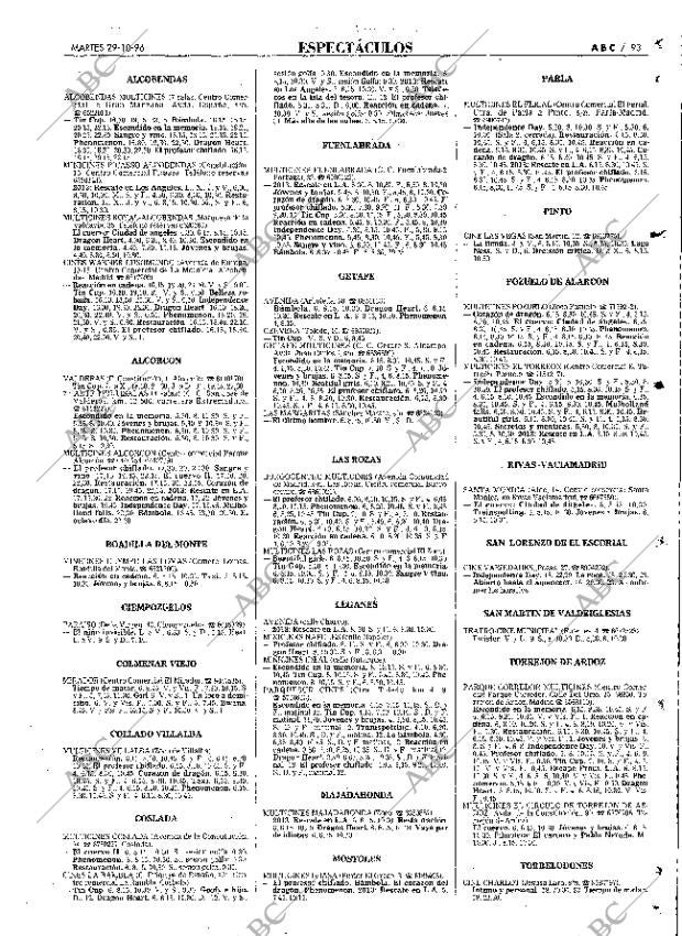 ABC MADRID 29-10-1996 página 93