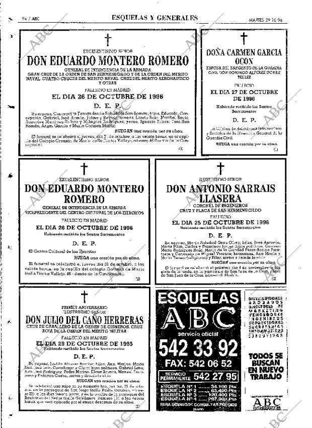 ABC MADRID 29-10-1996 página 94