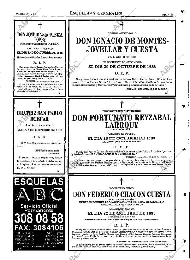 ABC MADRID 29-10-1996 página 95