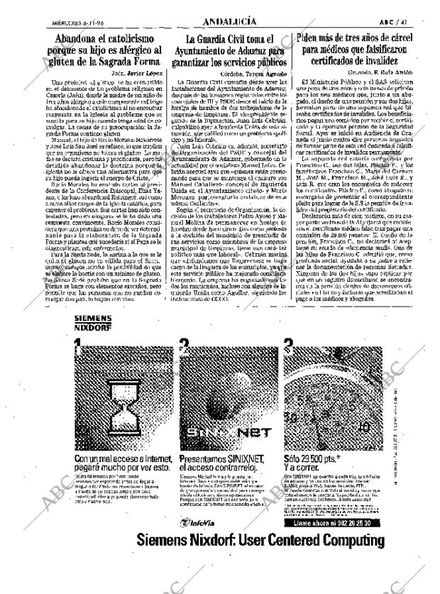 ABC SEVILLA 06-11-1996 página 41