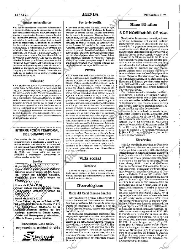 ABC SEVILLA 06-11-1996 página 62