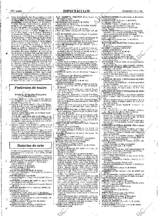 ABC MADRID 10-11-1996 página 108