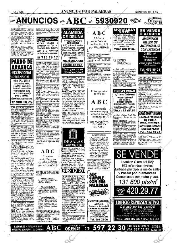 ABC MADRID 10-11-1996 página 130