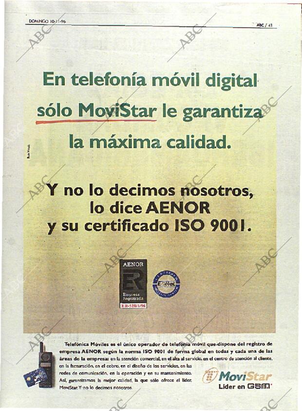 ABC MADRID 10-11-1996 página 41