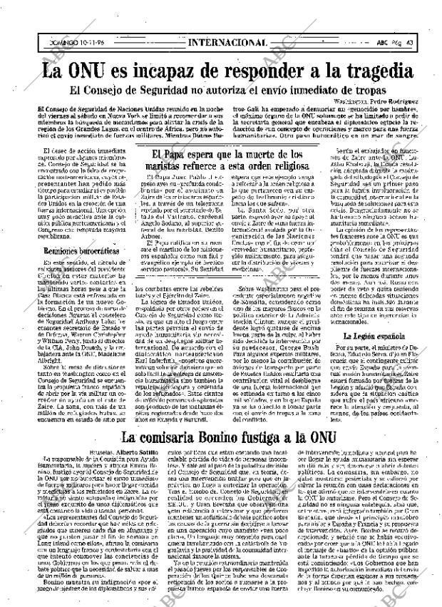ABC MADRID 10-11-1996 página 43