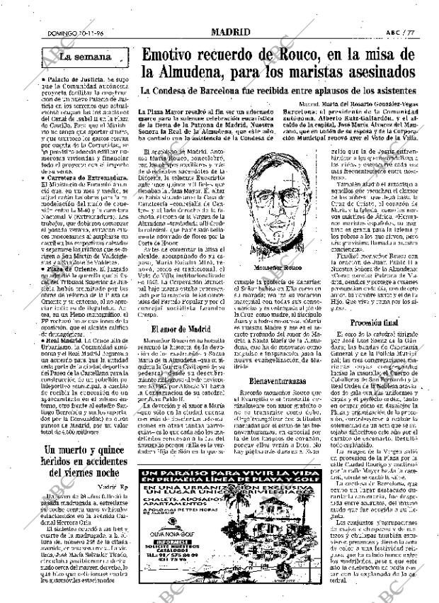ABC MADRID 10-11-1996 página 77