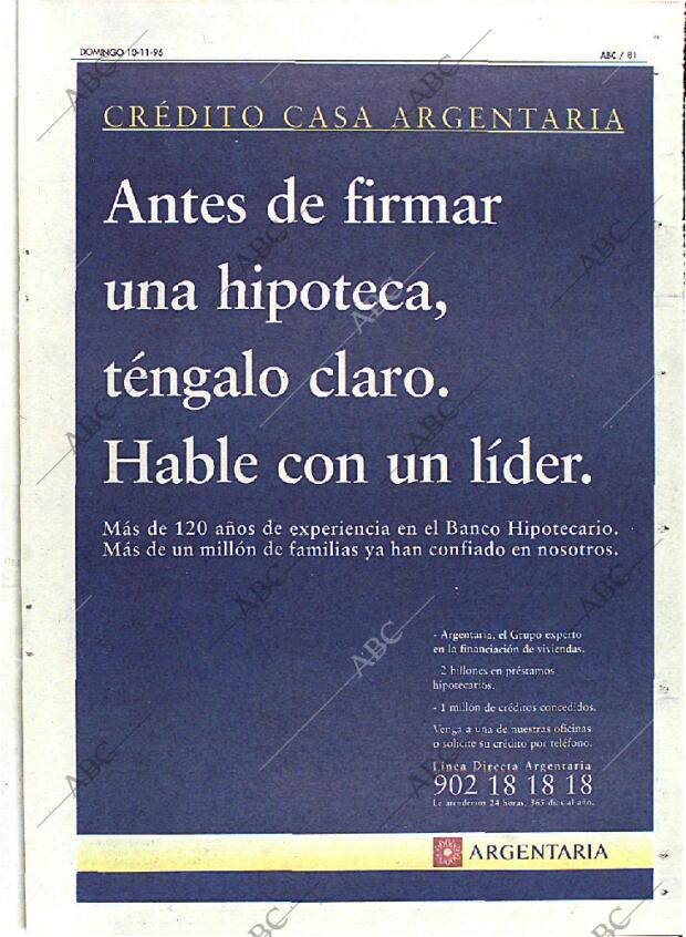 ABC MADRID 10-11-1996 página 81