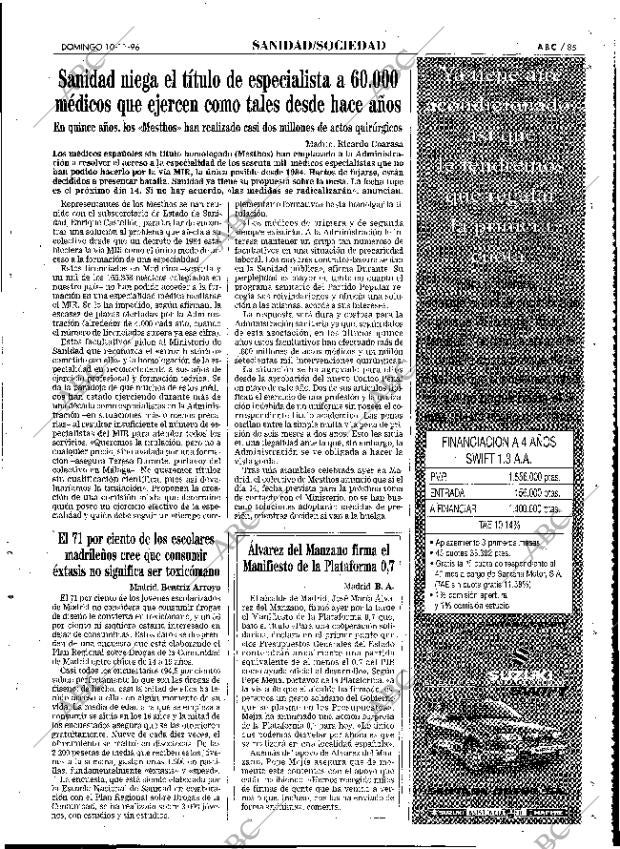 ABC MADRID 10-11-1996 página 85
