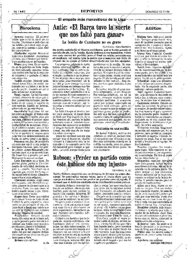 ABC MADRID 10-11-1996 página 94