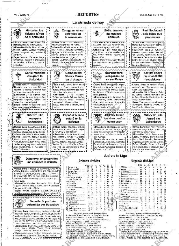 ABC MADRID 10-11-1996 página 98