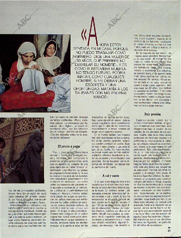 BLANCO Y NEGRO MADRID 10-11-1996 página 21