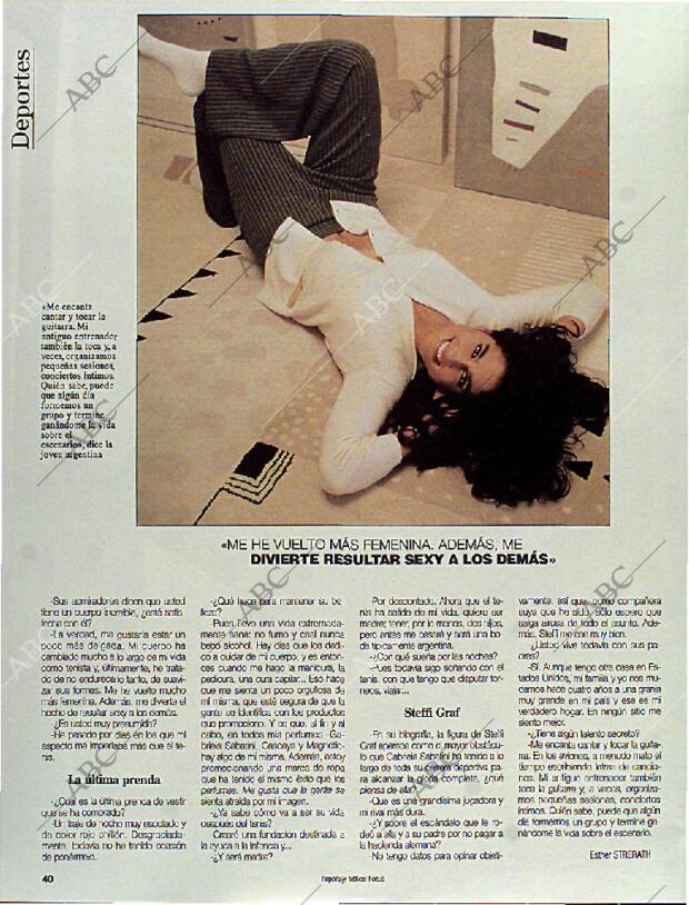 BLANCO Y NEGRO MADRID 10-11-1996 página 40