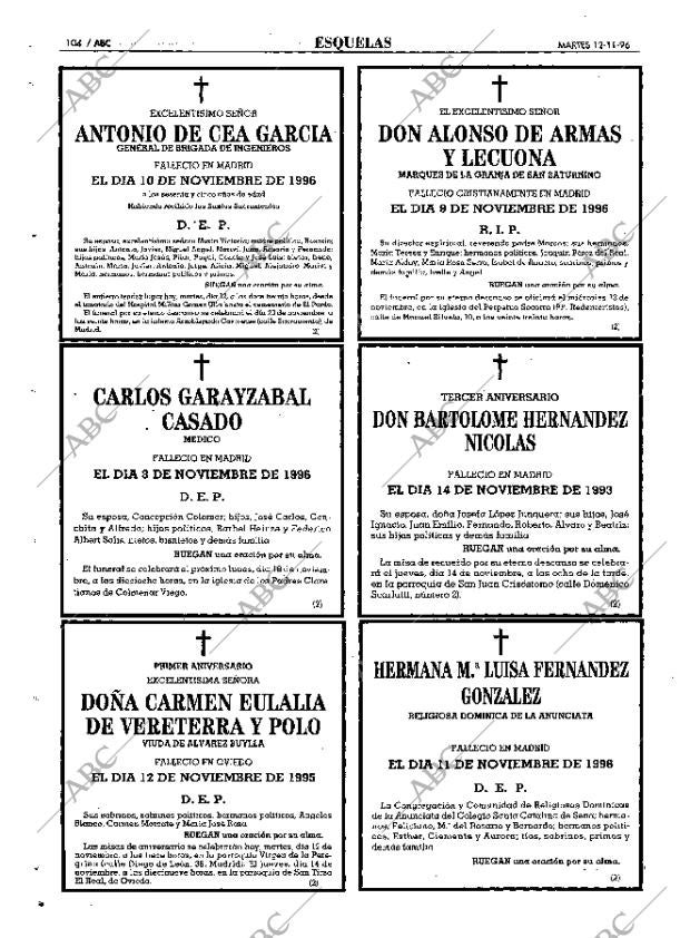 ABC MADRID 12-11-1996 página 104