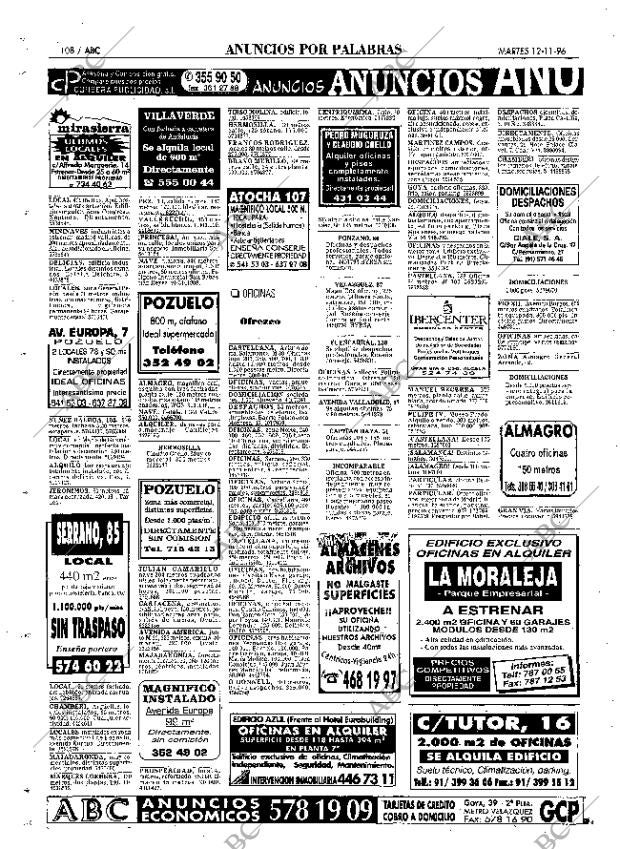 ABC MADRID 12-11-1996 página 108