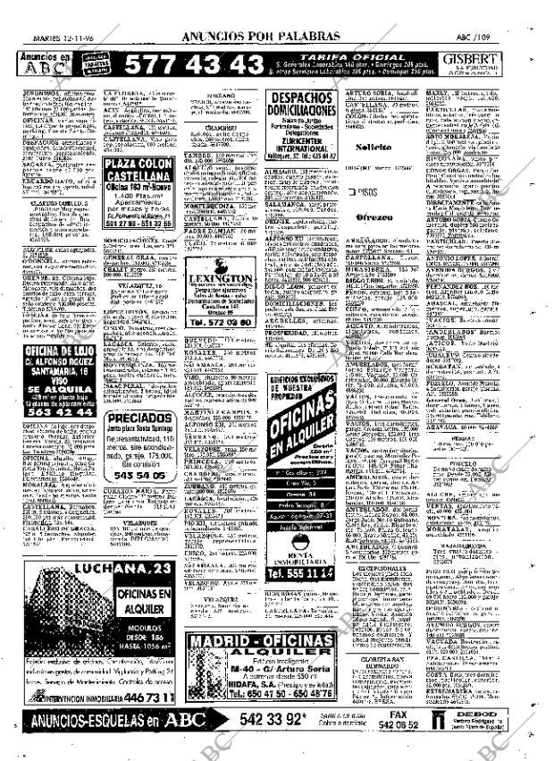 ABC MADRID 12-11-1996 página 109