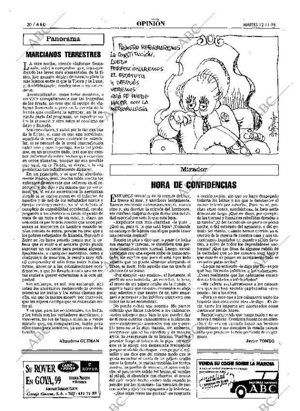ABC MADRID 12-11-1996 página 20