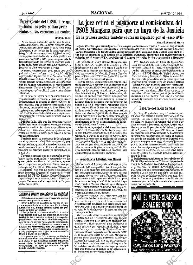 ABC MADRID 12-11-1996 página 24