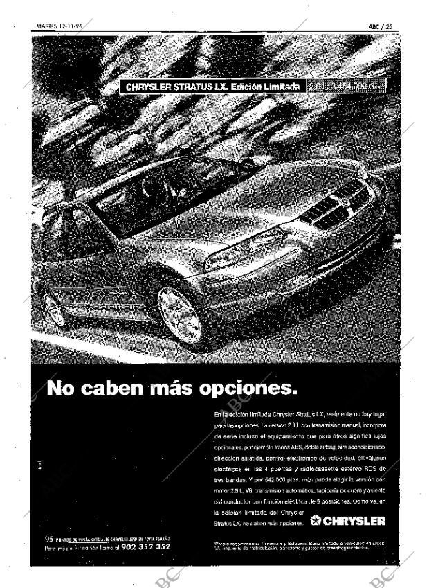 ABC MADRID 12-11-1996 página 25