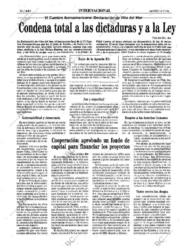 ABC MADRID 12-11-1996 página 32