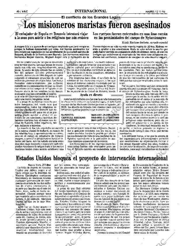 ABC MADRID 12-11-1996 página 40
