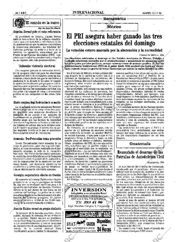 ABC MADRID 12-11-1996 página 44