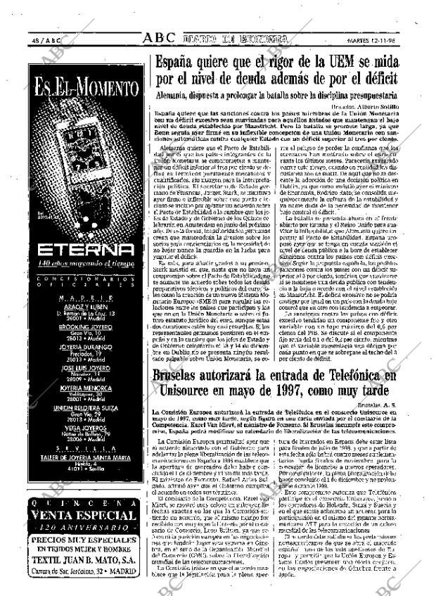 ABC MADRID 12-11-1996 página 48