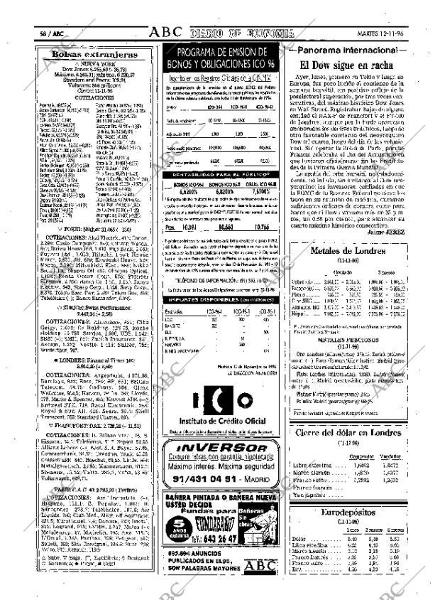 ABC MADRID 12-11-1996 página 58